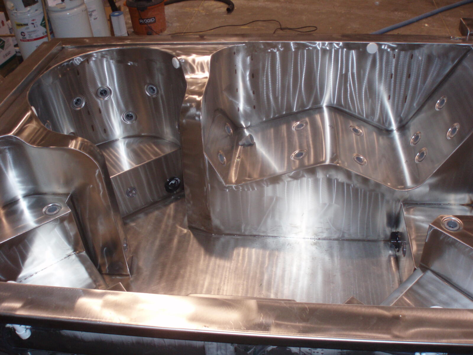 Custom Stainless Steel Hot Tub of the Week Diamond Spas
