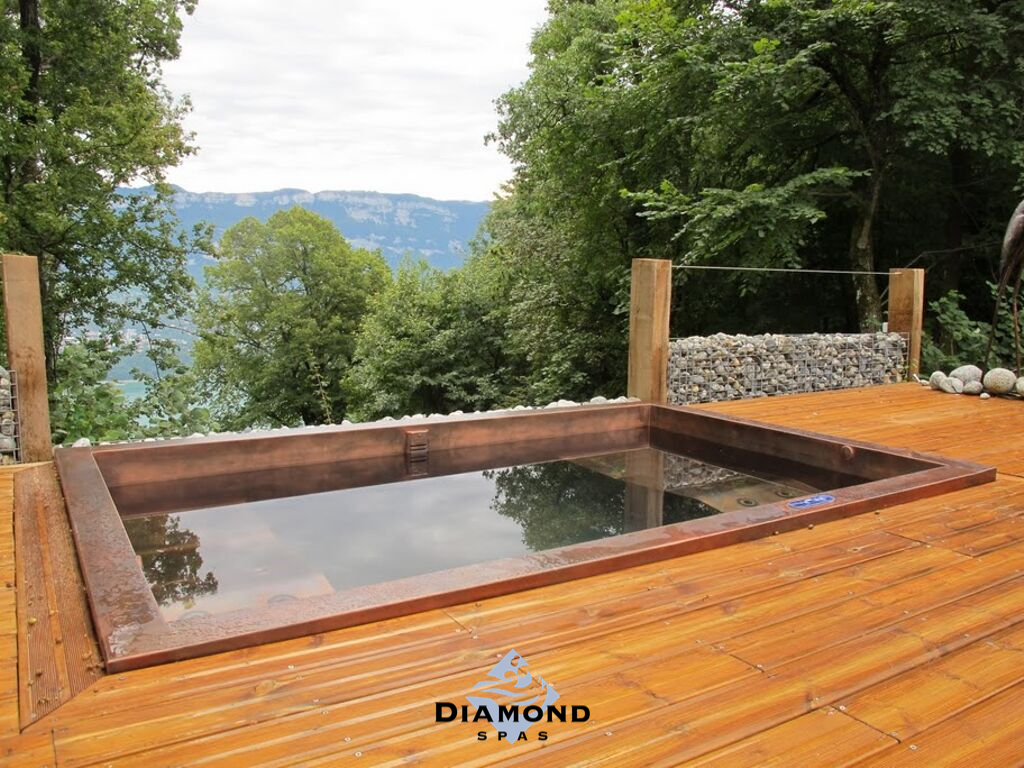 Custom Copper Spa in France Home