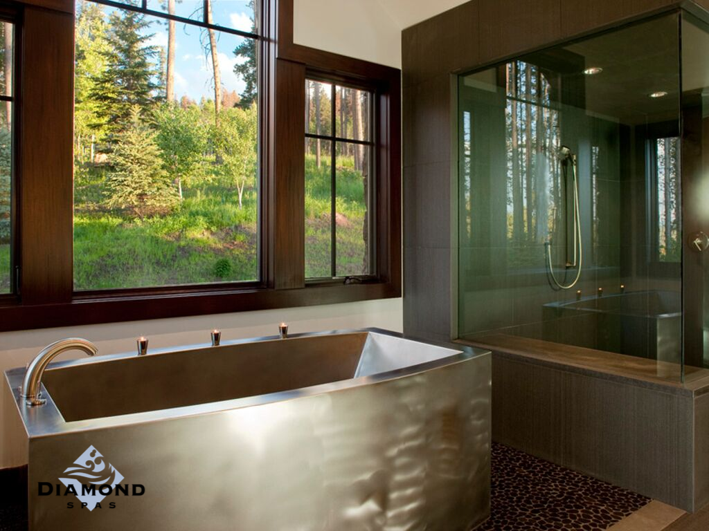 Diamond Spas Stainless Steel Bathtub