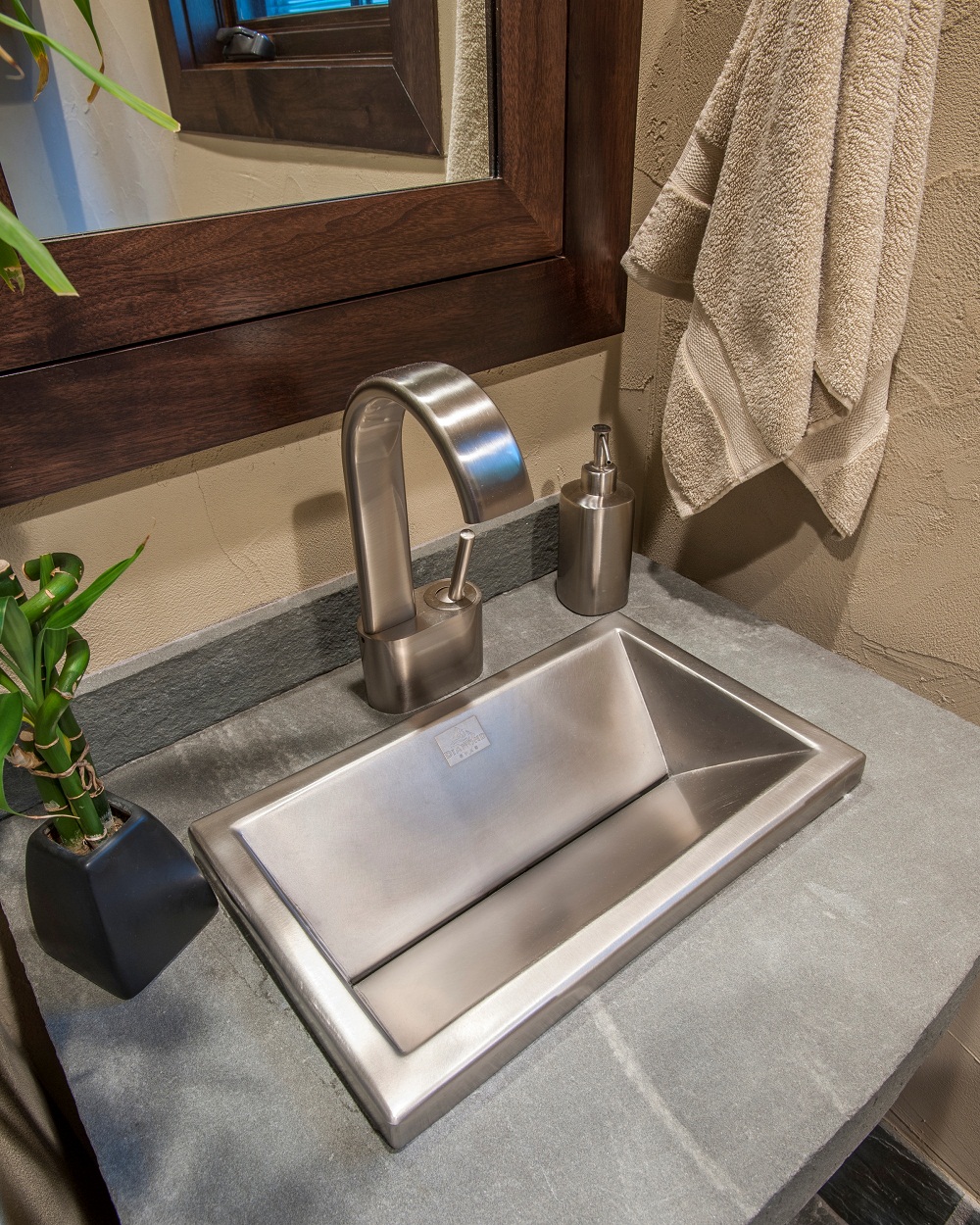 Stainless Steel Self-Rimming Custom Sink 10”x16”x5”