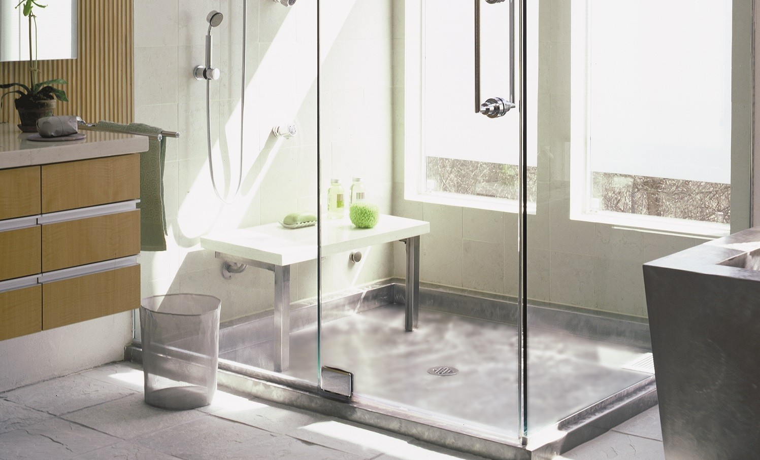 Custom on sale shower base