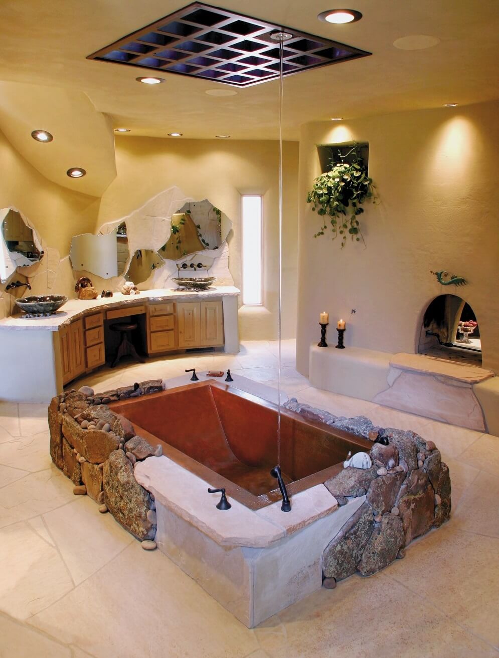 Tub for two | Large jetted tub | Deep soaker tub