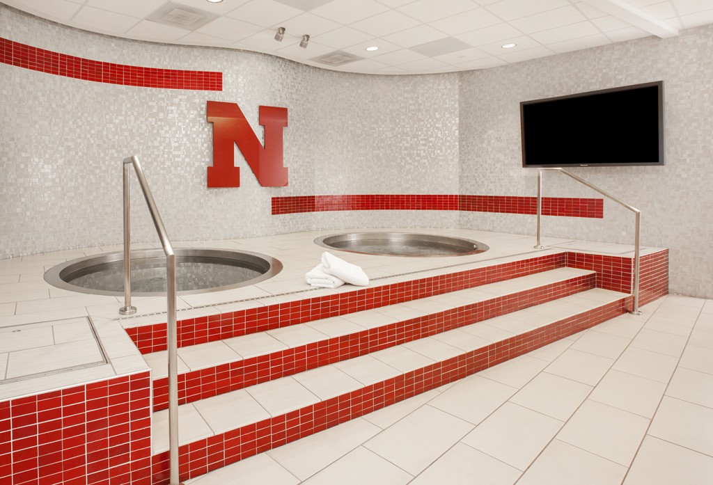 Hydotherapy spa at Univeristy of Nebraska