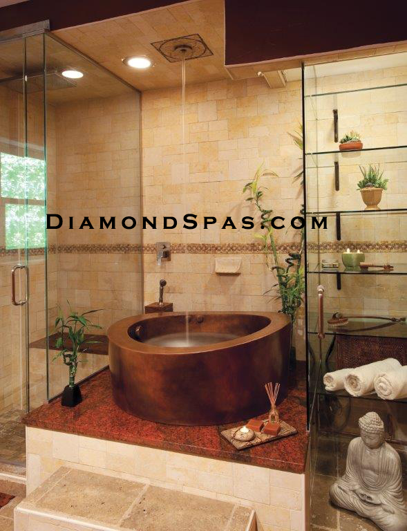 Soaking Tub for Two - Custom Soaking Tub - Diamond Spas